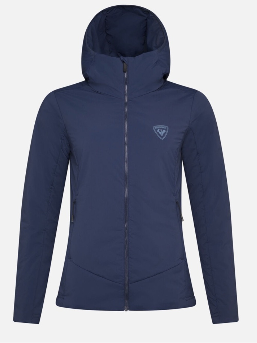 Women's Navy Rossignol Hooded Opside Jacket